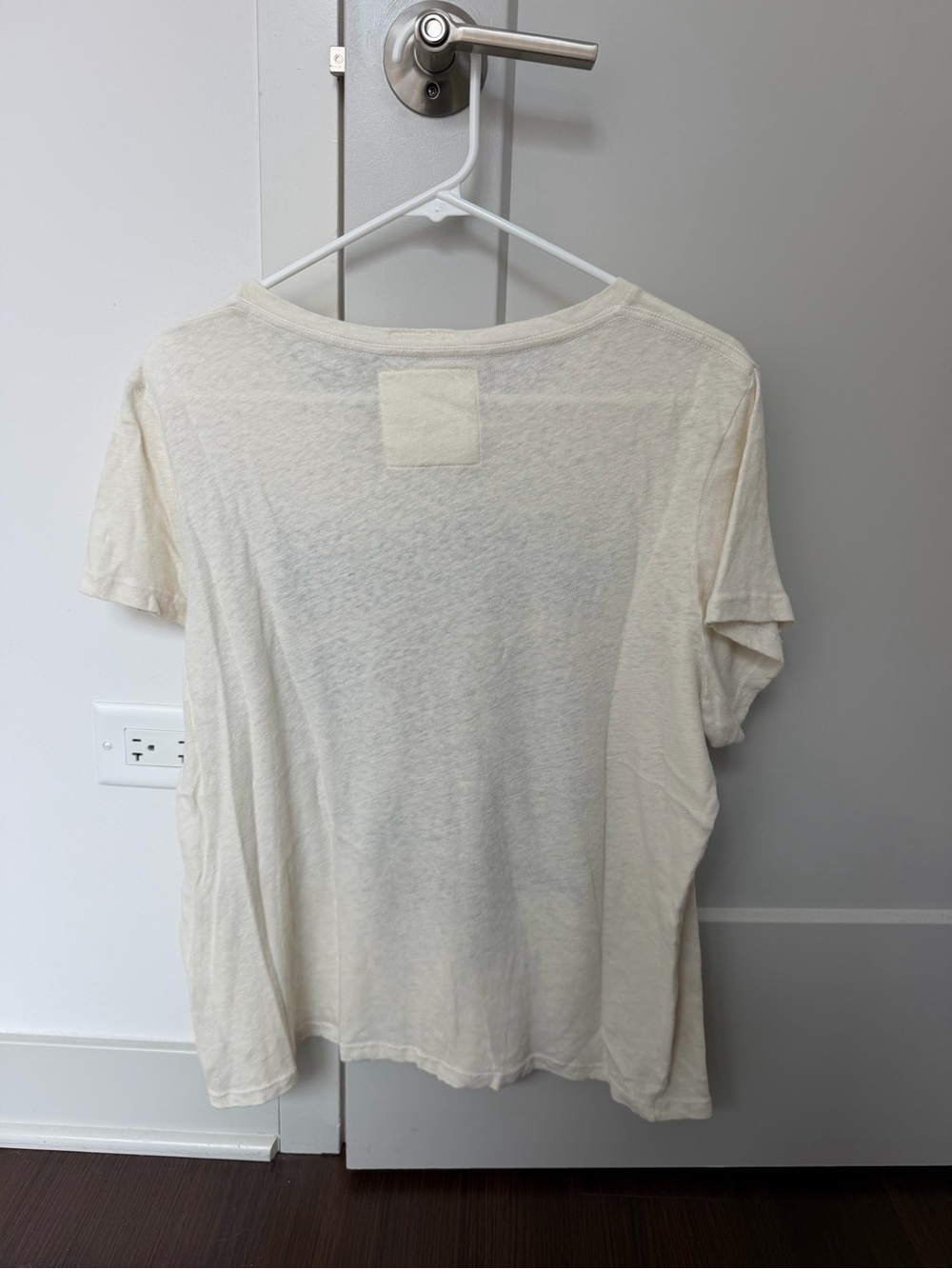 MOTHER Wildflowers Graphic Tee - Blue on Cream - Picture 2 of 4